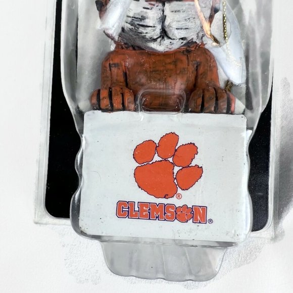 Team Sports America Clemson Tigers Tiki Mascot Holiday Ornament - Picture 2 of 4